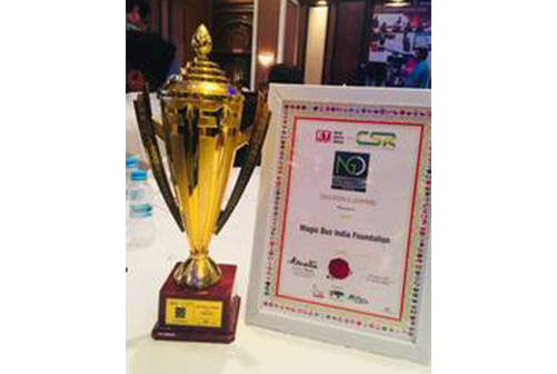 Magic Bus was awarded ET Now Leadership Award for our work on Education & Learning